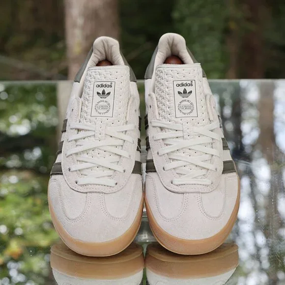 adidas gazelle silver green womens Acheter Adidas Gazelle Indoor "Olive Strata" JQ0174